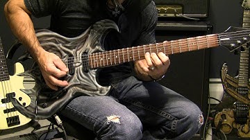 Dean Cascione - Beginner Shred Guitar Instruction: 2 String 3 Note Sweep Arpeggios 2 of 3