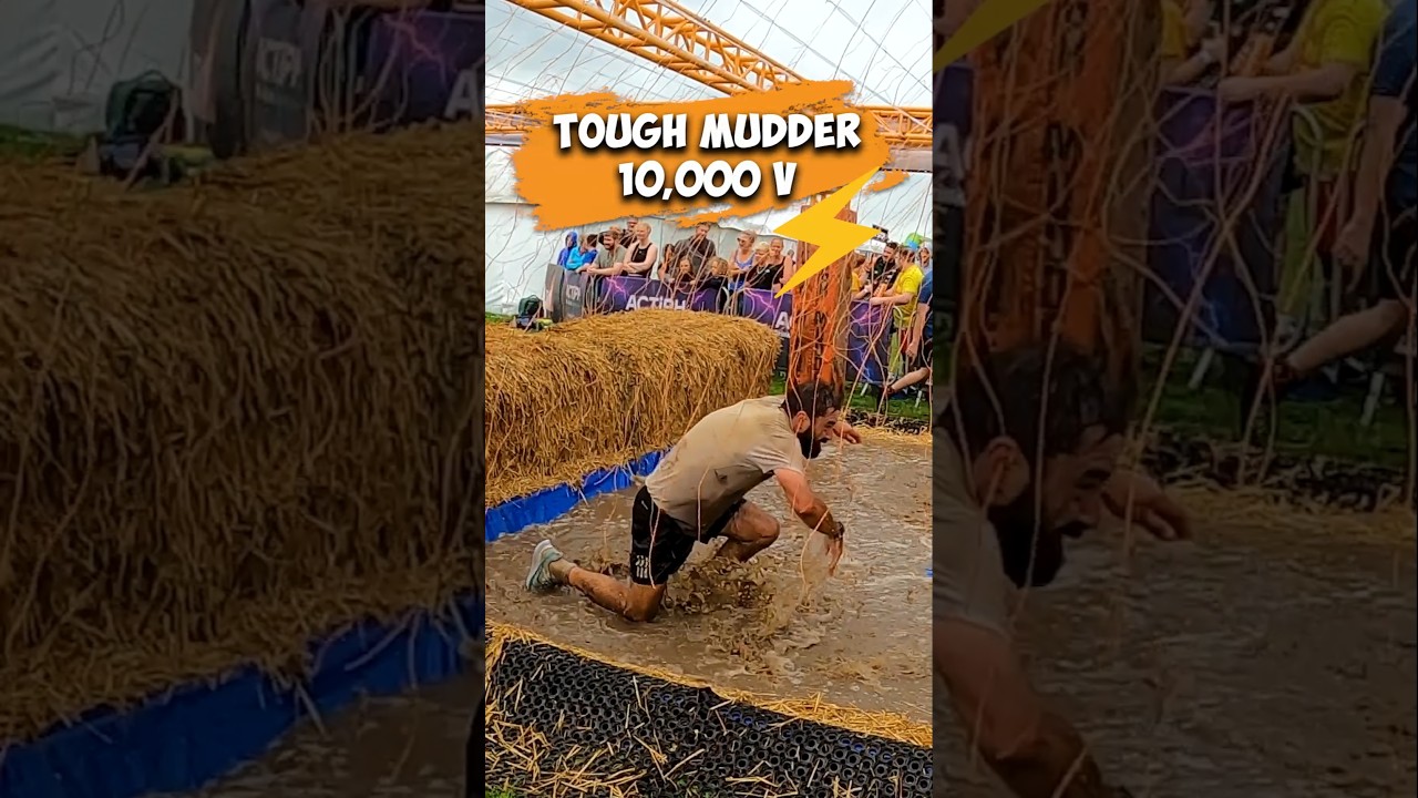 ⚡ 10,000V Tough Mudder obstacle 😅 Electroshock Therapy