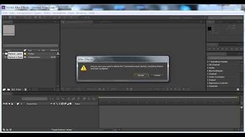 Adobe After Effects Error: Can