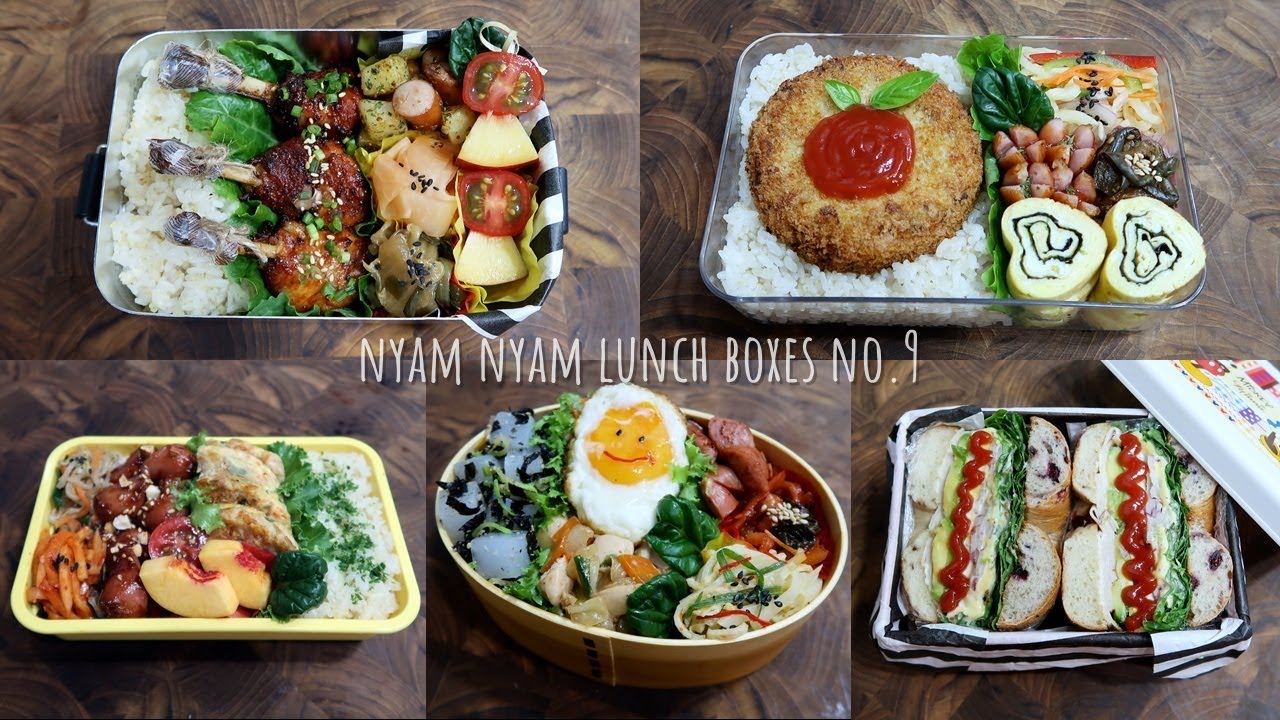 🍗Korean Lunch boxes 9 🍑 일주일도시락 직장인도시락 부부도시락 chicken avocado 