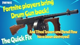 New Fortnite Update Players Vote To Unvault The Drum Gun The Quick Fix 05.06.19