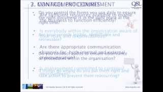 ISO 9001 Quality Management System Checklist