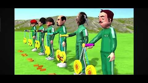 Scary Teacher 3D vs Squid Game Clackers Dalgona Candy Level MaxShapes Challenge || Who