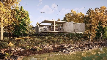 Twinmotion 2021 Beach House | Architecture Design Twinmotion 2021.1.4
