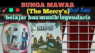 belajar bas lagu bunga mawar (The Mercy's)