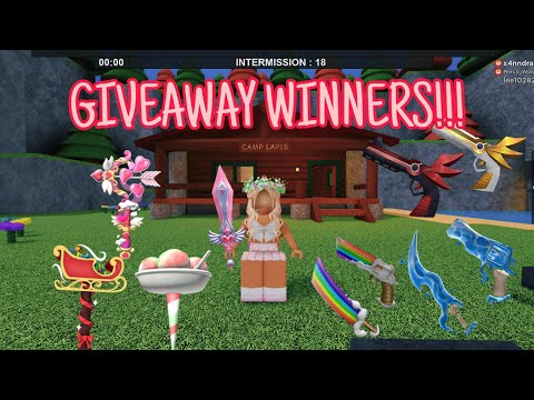 GIVEAWAY WINNERS!!!