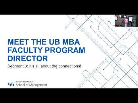 UB MBA program connections… UB, the Buffalo community and beyond.