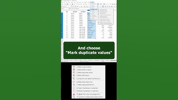 🧹 Mark DUPLICATE values in LibreOffice Calc #shorts