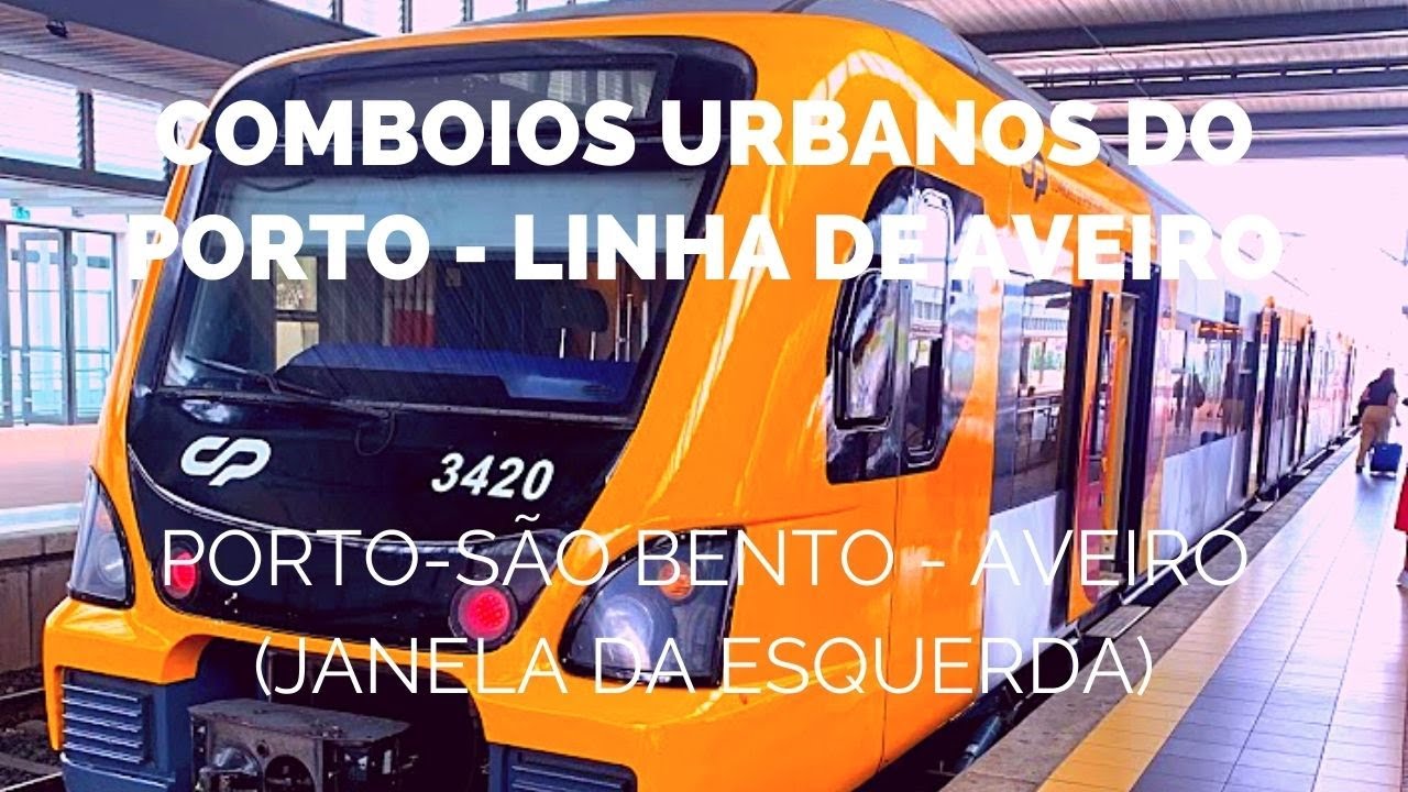 🇵🇹🚈 CP - Porto-São Bento ➜ Aveiro (janela da esquerda)