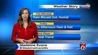 Hot day with more rain ahead for Central Florida