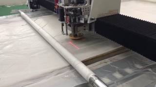 Automatic Computerized Fabric Cutting Machine---Woven Chiffon fabric 125layers