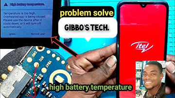 How to fix all itel androids phones battery temperature too high, battery temperature too low,  ✅✅✅