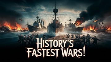 The Shortest Wars in History (One Lasted 38 MINUTES!)