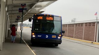 SI Mall-Yukon Av Bound 2019 Novabus LFS 8587 S44 Local Bus From St George Ferry To Westervelt Av