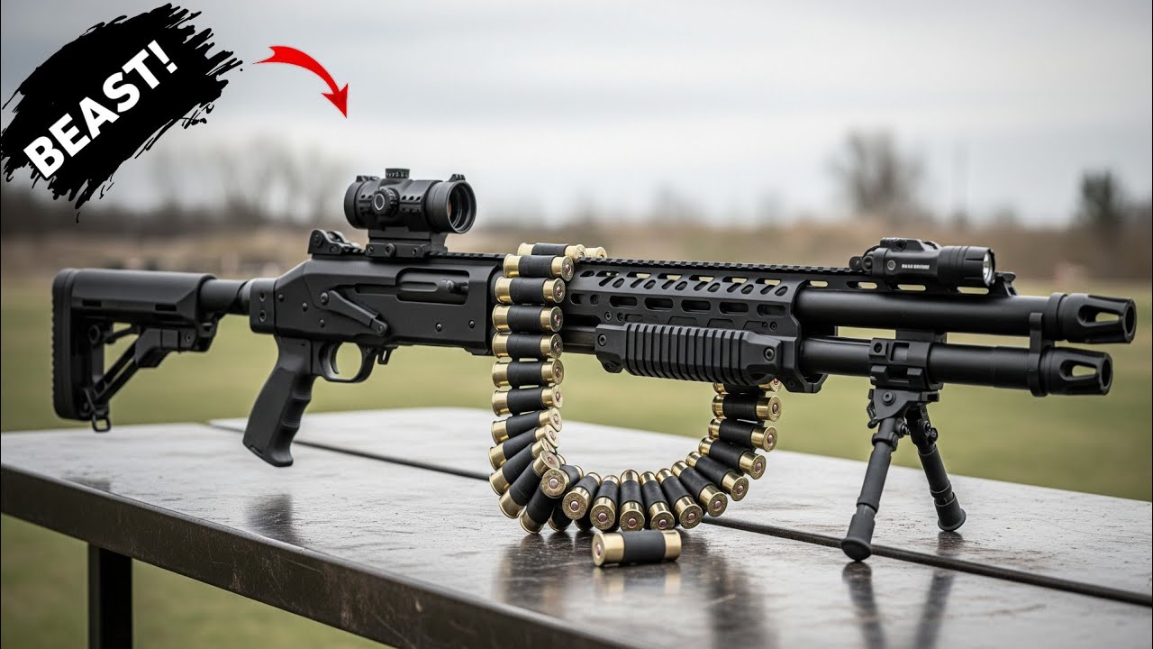 M4MWS カスタム TOKYO MARUI M4MWS ガスブロ M-LOKカスタム実射 - YouTube