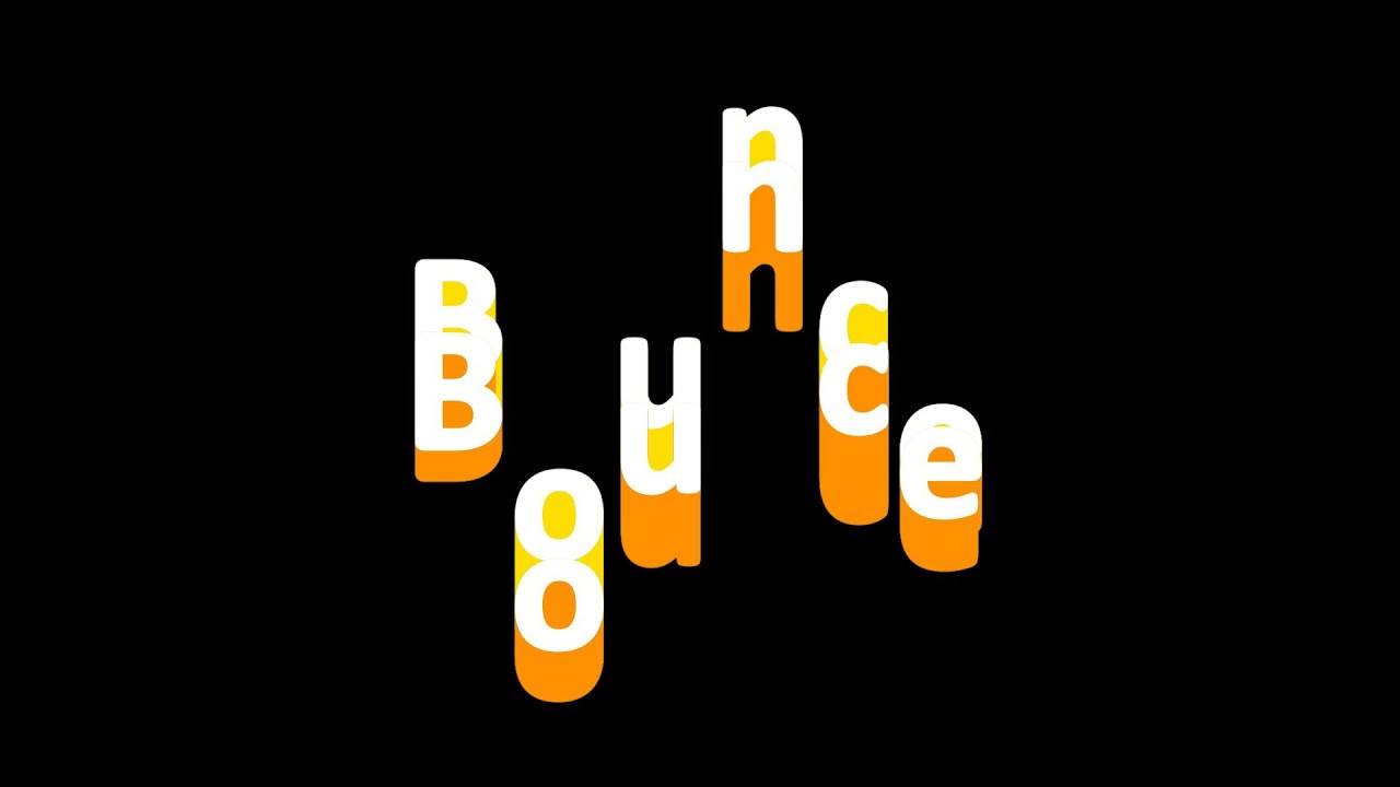 Bounce Text Animation in Adobe After Effects 2020 - YouTube