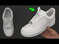 How to factory lace your nike air force 1s  nike af1 factory knot ds knot 