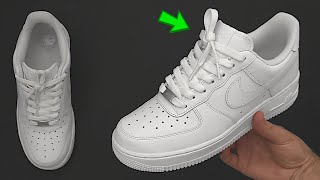 How to Factory Lace Your Nike Air Force 1s | Nike AF1 Factory Knot (DS Knot) 👟🔥