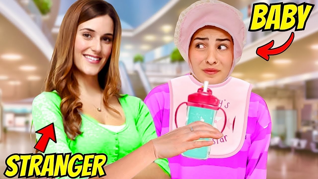 Acting like a BABY to see people reaction *Bad idea*