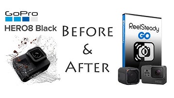 GoPro Hero 8 Black before & after ReelSteady GO | FPV Drone Stabilization OFF vs. ReelSteadyGO