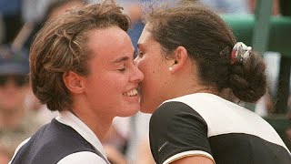 Rasende med tiden symaskine Martina Hingis vs Monica Seles 1997 Roland Garros SF Highlights - YouTube