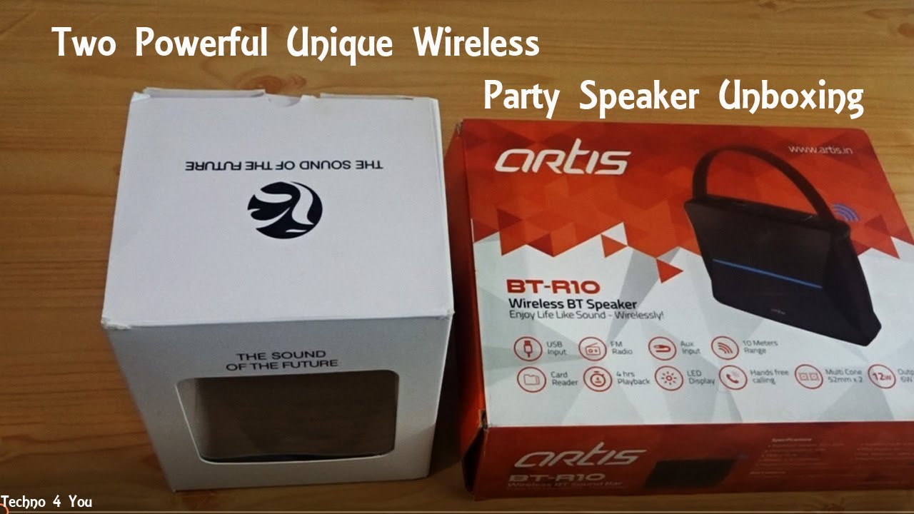 Unboxing Two Unique Powerful Party Speaker Wireless | Best For Bass Lovers - YouTube