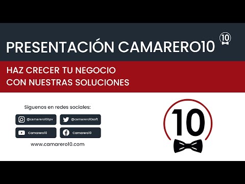 Camarero10, Software TPV hostelería