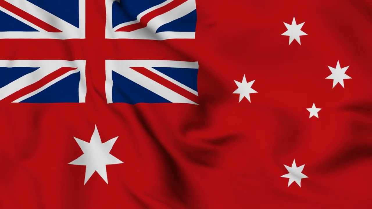 Australian Red Ensign flag