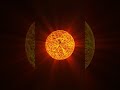 Shiny Orange Strings Sphere animation #shortvideo #animation