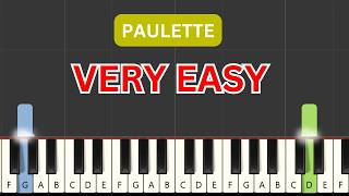 Paulette - Very Easy Piano | Louis Philippson | Sheet Music | Perfect for Beginners