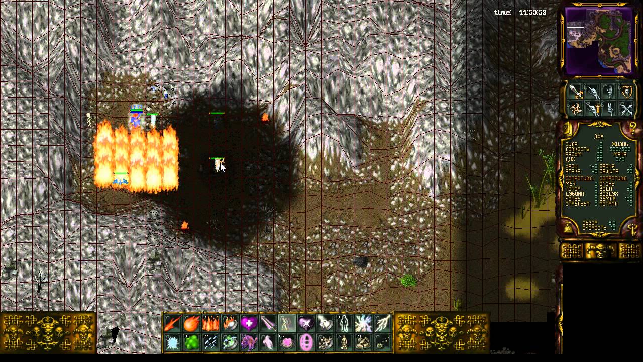 Аллоды 2: Traveler Quest - обзор карты (Rage of Mages 2)