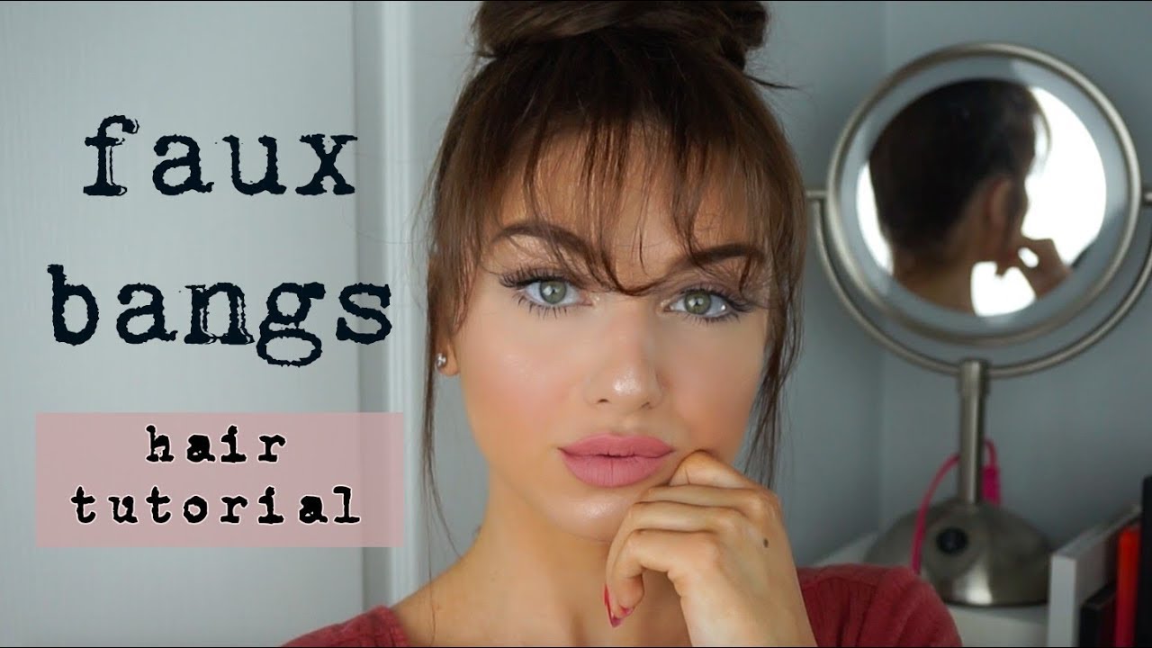 Faux BANGS  BUN Tutorial   Isis Aryon ft Beauty Forever Hair  YouTube