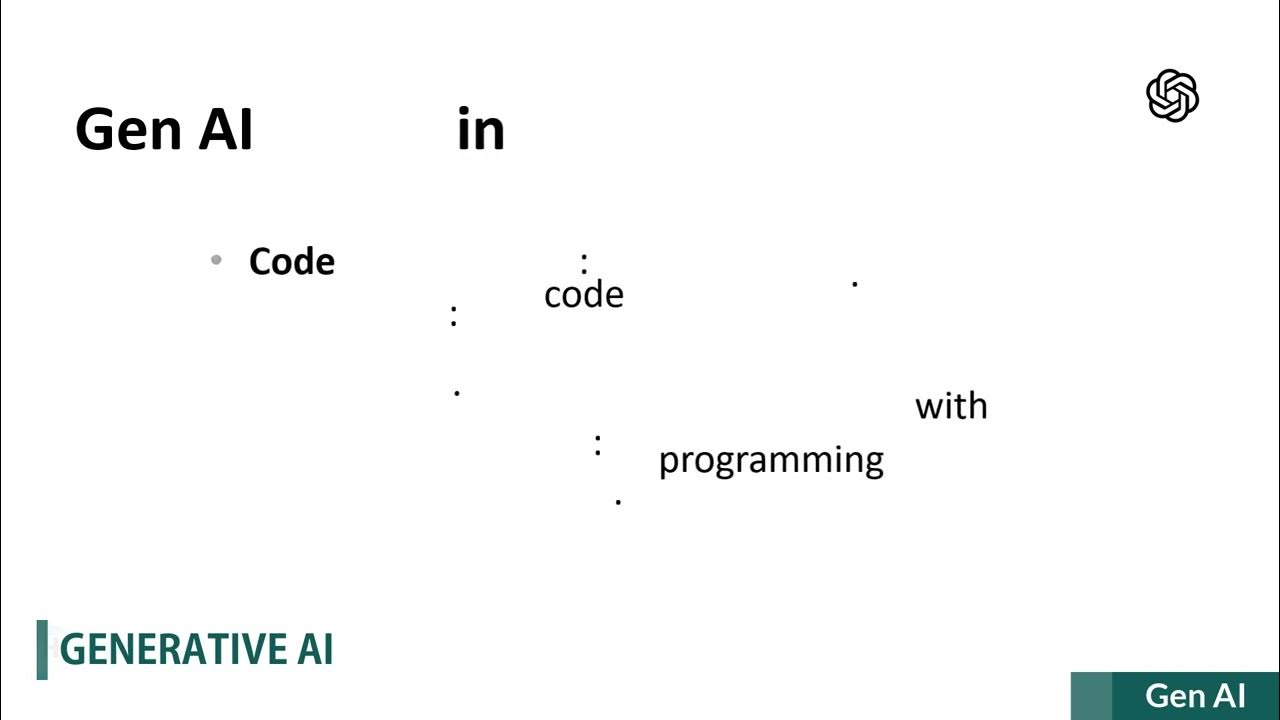 3a Generative AI Gen AI for programmers - YouTube