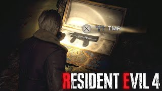 Resident Evil 4 Remake Demo - How To Get The TMP SMG Gun Guide \& Gameplay PS5 or PS4