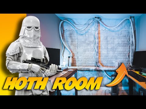 I TRANSFORMED my GIRLFRIEND'S OFFICE into HOTH from STAR WARS