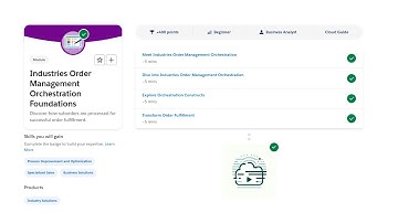 Industries Order Management Orchestration Foundations - Salesforce Trailhead