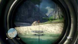 Far cry 3:The Beach Sniper Manhunt mission screenshot 1