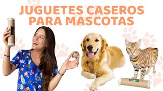 JUGUETES CASEROS Y FÁCILES PARA PERROS Y GATOS  Lauvet