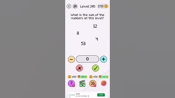 Braindom Level 295 walk through solution