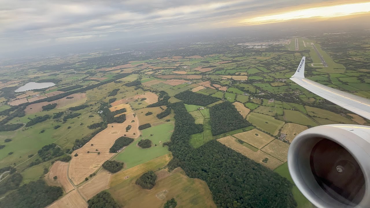 Ryanair Boeing 737 Max 8-200 EI-IJA | Take-off from Manchester 07.08.2024