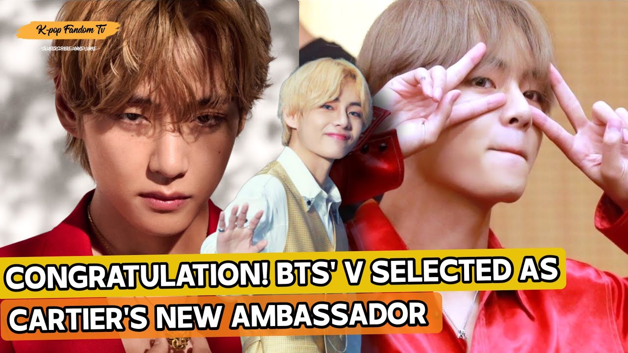 V of BTS becomes Cartier's newest global ambassador. Fans love his