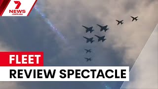 Sydney Harbour hosts major international fleet review | 7NEWS