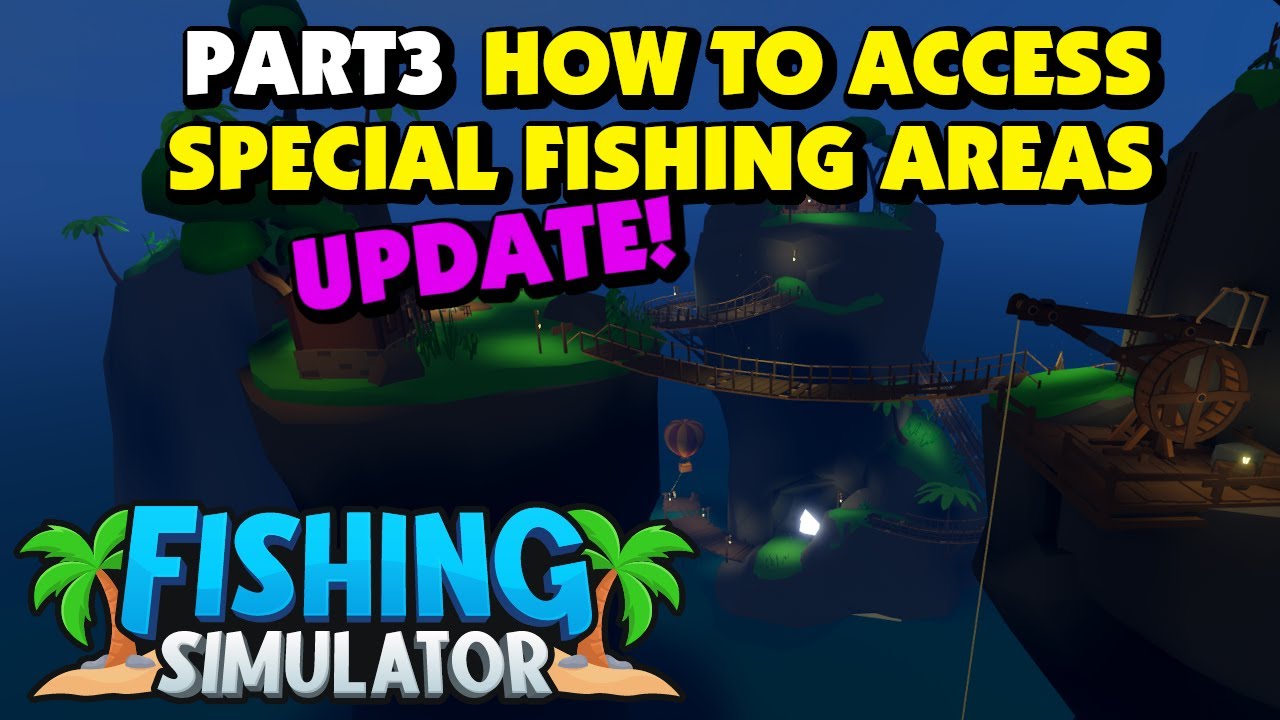 Fishing Simulator Shadow Isle Special Fishing Area (SFA) Update Treasure Cove YouTube