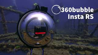 360bubble Insta RS underwater housing for Insta360 One RS