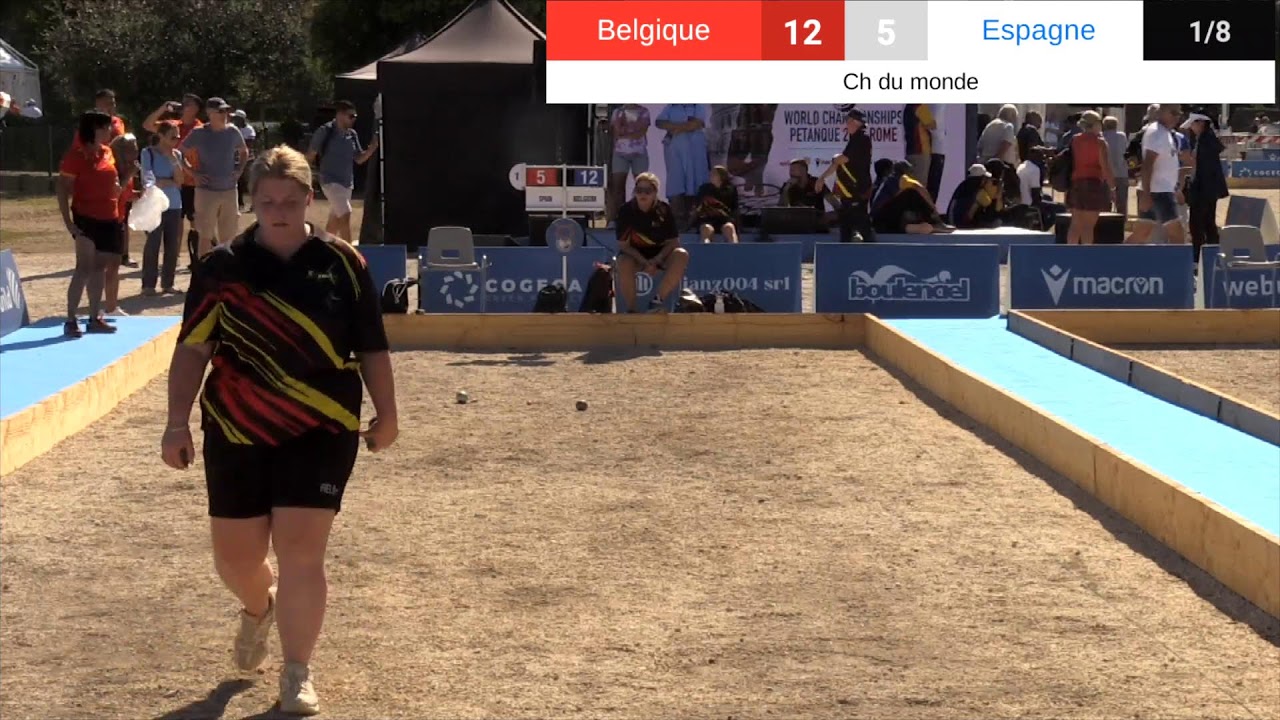 Miniature : Pétanque 2025: Ch du monde X2 mixte (Rome) 1/4 finale