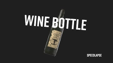 Speed Modeling Wine Bottle- Maya, Substance Painter