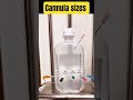 Cannula sizes #cannulation #medical #surgical