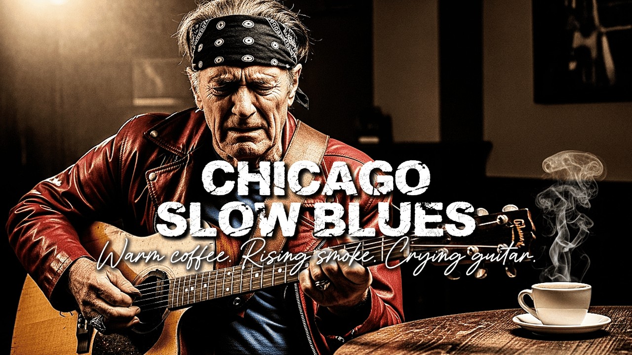 Chicago Slow Blues Playlist – Smooth Whiskey Blues Songs for Midnight Relaxing