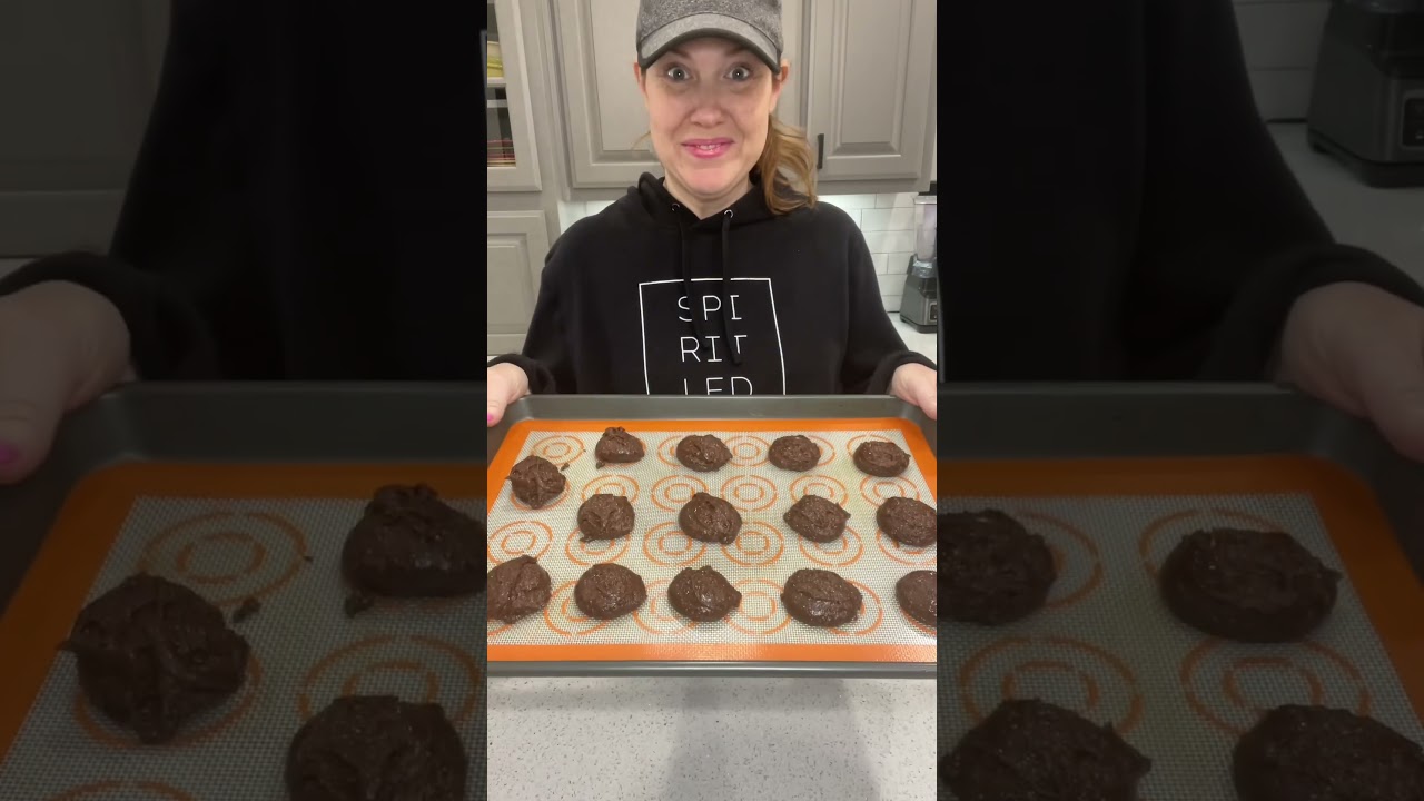 Three ingredients in three minutes makes some amazing cookies. 