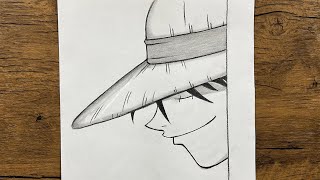 Easy Monkey D. Luffy Drawing How To Draw Luffy Step-By-Step